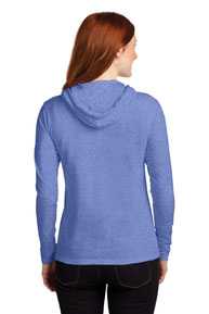 Anvil ®  Ladies 100% Combed Ring Spun Cotton Long Sleeve Hooded T-Shirt. 887L