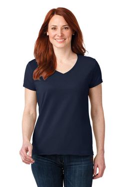 Anvil ® Ladies 100% Combed Ring Spun Cotton V-Neck T-Shirt. 88VL Anvil ® Ladies 100% Combed Ring Spun Cotton V-Neck T-Shirt. 88VL