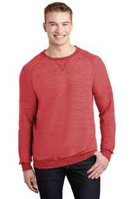 JERZEES  ®  Snow Heather French Terry Raglan Crew 91M