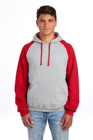 Jerzees ®  Unisex NuBlend ®  Colorblock Raglan Hoodie Sweatshirt 96C