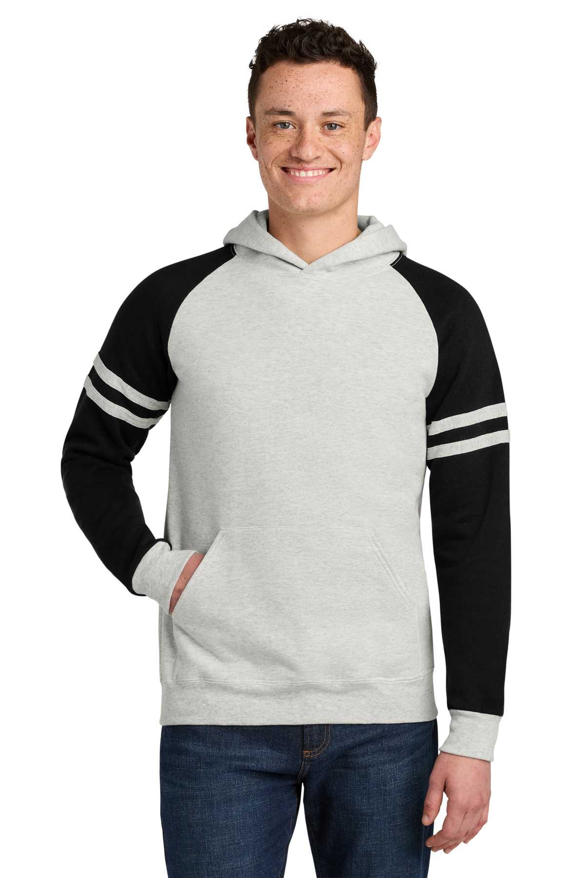 Jerzees &#174;  Unisex NuBlend &#174;  Varsity Colorblock Hooded Sweatshirt 97C