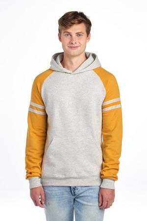 Jerzees &#174;  Unisex NuBlend &#174;  Varsity Colorblock Hooded Sweatshirt 97C