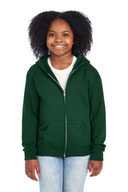 JERZEES ®  - Youth NuBlend ®  Full-Zip Hooded Sweatshirt.  993B