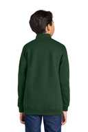 JERZEES ®  Youth NuBlend ®  1/4-Zip Cadet Collar Sweatshirt. 995Y