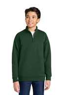 JERZEES ®  Youth NuBlend ®  1/4-Zip Cadet Collar Sweatshirt. 995Y