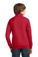 JERZEES ®  Youth NuBlend ®  1/4-Zip Cadet Collar Sweatshirt. 995Y