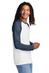 Allmade ®  Unisex Tri-Blend Long Sleeve Colorblock Raglan AL6009