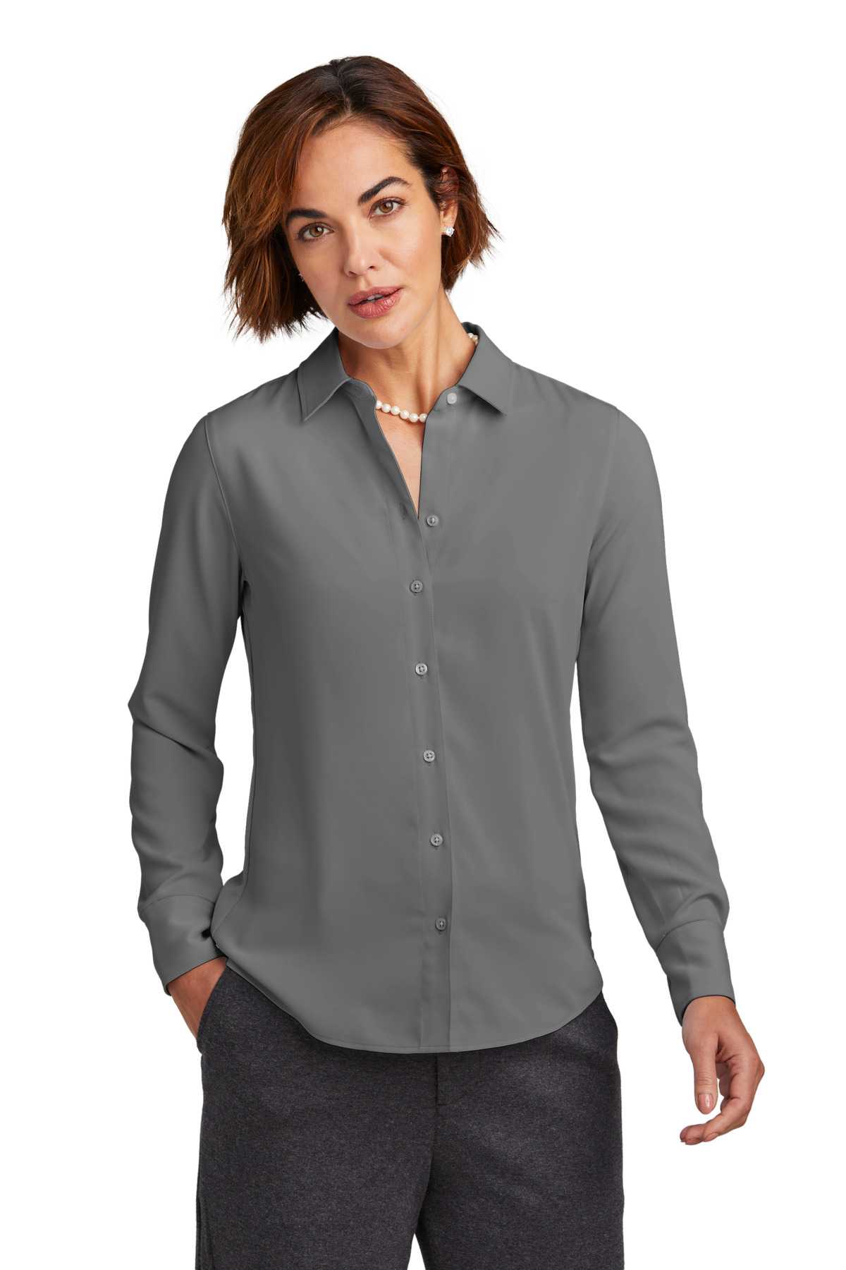 Brooks Brothers &#174;  Women's Full-Button Satin Blouse BB18007