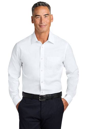 Brooks Brothers ®  Wrinkle-Free Stretch Pinpoint Spread Collar Shirt BB18012