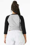 BELLA+CANVAS ®  Women's Micro Rib 3/4 Raglan Baby Tee BC1200