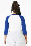 BELLA+CANVAS ®  Women's Micro Rib 3/4 Raglan Baby Tee BC1200