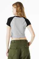 BELLA+CANVAS ®  Women's Micro Rib Raglan Baby Tee BC1201