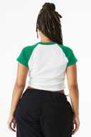 BELLA+CANVAS ®  Women's Micro Rib Raglan Baby Tee BC1201