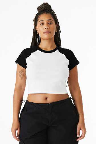 BELLA+CANVAS &#174;  Women's Micro Rib Raglan Baby Tee BC1201