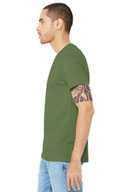 BELLA+CANVAS  ®  Unisex Heather CVC Short Sleeve Tee. BC3001CVC