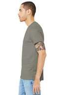 BELLA+CANVAS  ®  Unisex Heather CVC Short Sleeve Tee. BC3001CVC