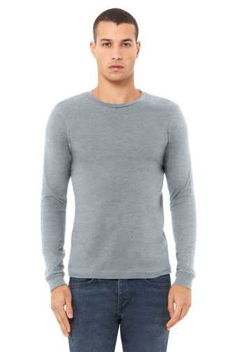 BELLA+CANVAS ®  Unisex Heather CVC Long Sleeve Tee BC3501CVC