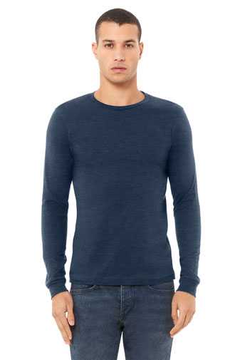 BELLA+CANVAS ®  Unisex Heather CVC Long Sleeve Tee BC3501CVC