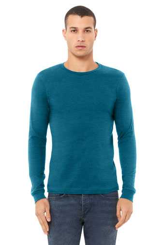BELLA+CANVAS ®  Unisex Heather CVC Long Sleeve Tee BC3501CVC