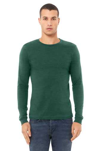 BELLA+CANVAS ®  Unisex Heather CVC Long Sleeve Tee BC3501CVC