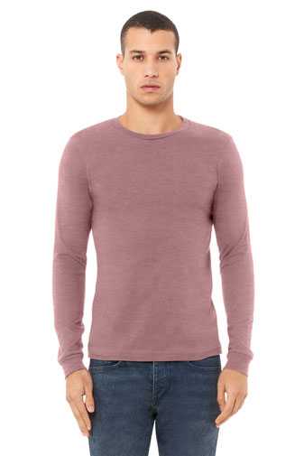BELLA+CANVAS ®  Unisex Heather CVC Long Sleeve Tee BC3501CVC