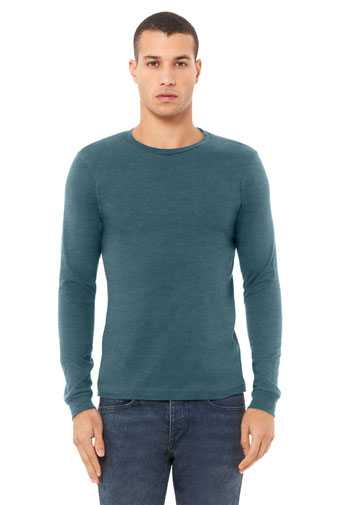 BELLA+CANVAS ®  Unisex Heather CVC Long Sleeve Tee BC3501CVC