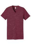 BELLA+CANVAS ®  Unisex Textured Jersey V-Neck Tee BC3655