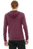 BELLA+CANVAS  ®  Unisex Triblend Full-Zip Lightweight Hoodie. BC3939