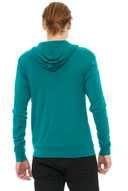 BELLA+CANVAS  ®  Unisex Triblend Full-Zip Lightweight Hoodie. BC3939