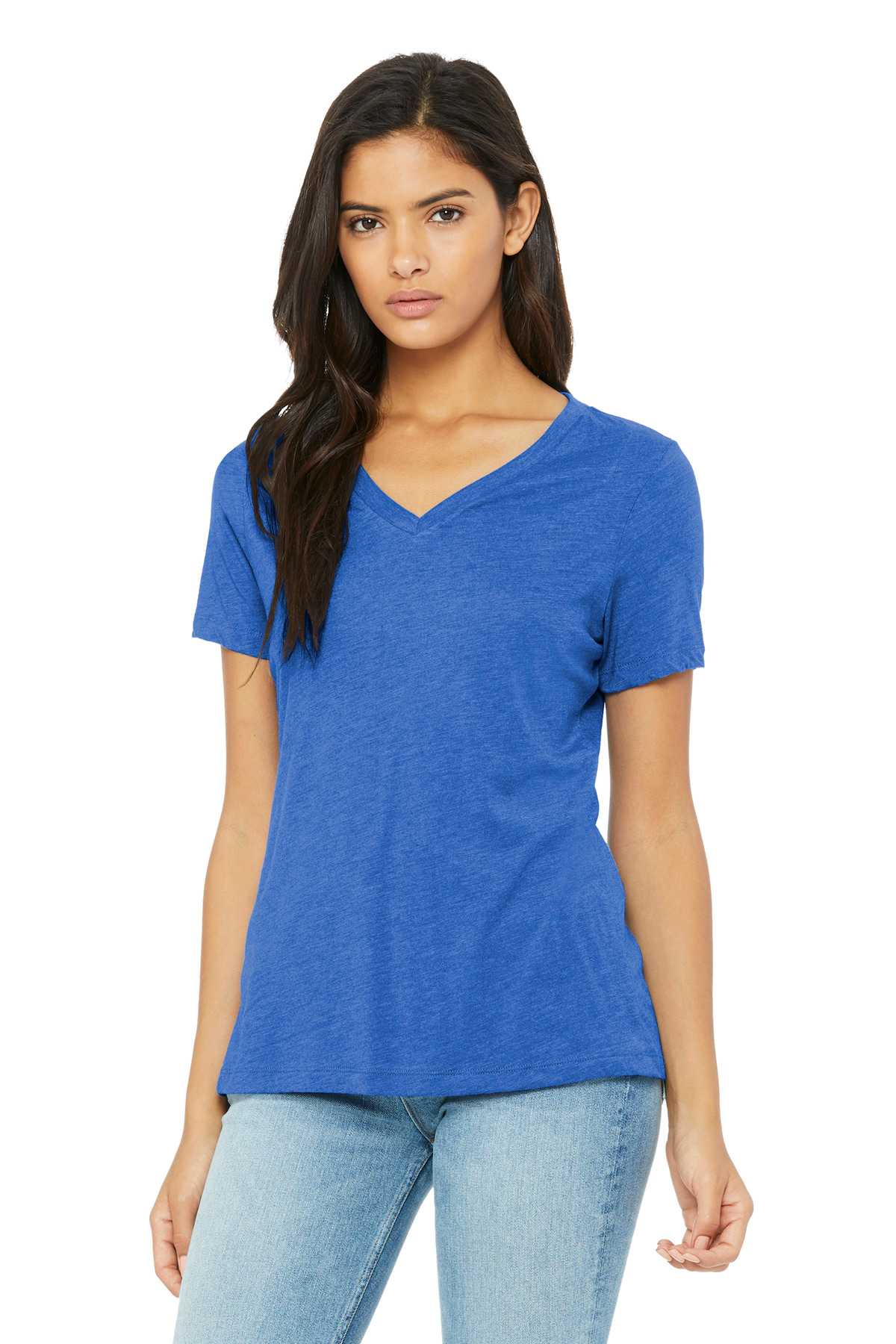 BELLA+CANVAS ®  Women's Relaxed Triblend V-Neck Tee BC6415