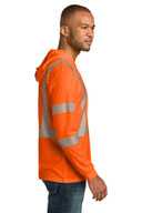 CornerStone ®  ANSI 107 Class 3 Long Sleeve Segmented Tape Hooded Tee CS208