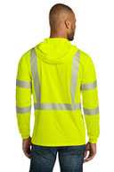 CornerStone ®  ANSI 107 Class 3 Long Sleeve Segmented Tape Hooded Tee CS208