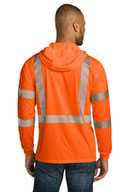 CornerStone ®  ANSI 107 Class 3 Long Sleeve Segmented Tape Hooded Tee CS208