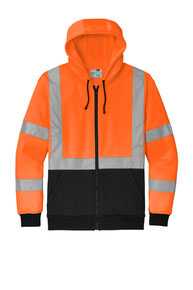CornerStone ®  A107 Class 3 Heavy-Duty Fleece Full-Zip Hoodie CSF300