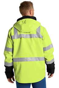 CornerStone ®  ANSI 107 Class 3 Waterproof Ripstop 3-In-1 Parka CSJ502