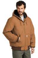 Carhartt  ®  Quilted-Flanne-Lined Duck Active Jac. CT106677