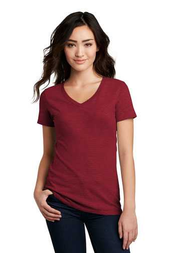 District &#174;  Women's Perfect Blend &#174;  V-Neck Tee. DM1190L