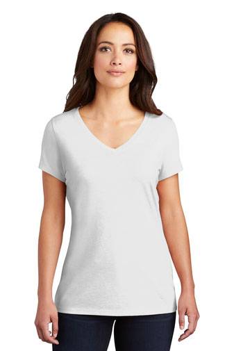 District ®  Women's Perfect Tri ®  V-Neck Tee. DM1350L