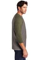 District  ®  Perfect Tri ®  3/4-Sleeve Raglan. DM136