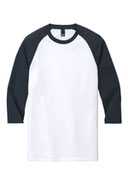 District  ®  Perfect Tri ®  3/4-Sleeve Raglan. DM136