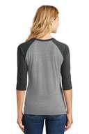District ®  Women's Perfect Tri ®  3/4-Sleeve Raglan. DM136L