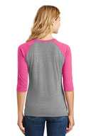 District ®  Women's Perfect Tri ®  3/4-Sleeve Raglan. DM136L