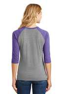 District ®  Women's Perfect Tri ®  3/4-Sleeve Raglan. DM136L