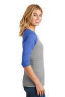 District ®  Women's Perfect Tri ®  3/4-Sleeve Raglan. DM136L
