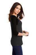 District ®  Women's Perfect Tri ®  3/4-Sleeve Raglan. DM136L