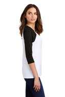 District ®  Women's Perfect Tri ®  3/4-Sleeve Raglan. DM136L