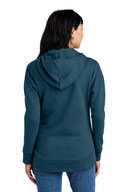 District  ®  Women's Perfect Weight  ®  Fleece Drop Shoulder Full-Zip Hoodie DT1104