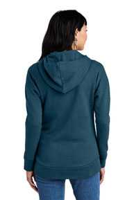 District  ®  Women's Perfect Weight  ®  Fleece Drop Shoulder Full-Zip Hoodie DT1104