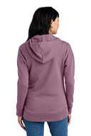 District  ®  Women's Perfect Weight  ®  Fleece Drop Shoulder Full-Zip Hoodie DT1104