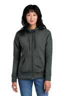District  ®  Women's Perfect Weight  ®  Fleece Drop Shoulder Full-Zip Hoodie DT1104